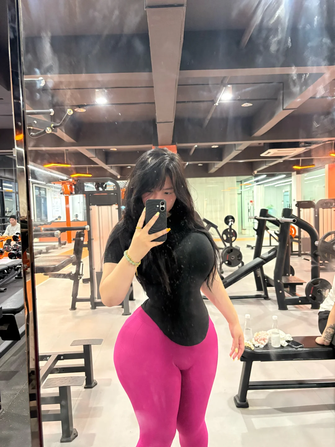 172cm 90kg/大码胖妹妹健身私服