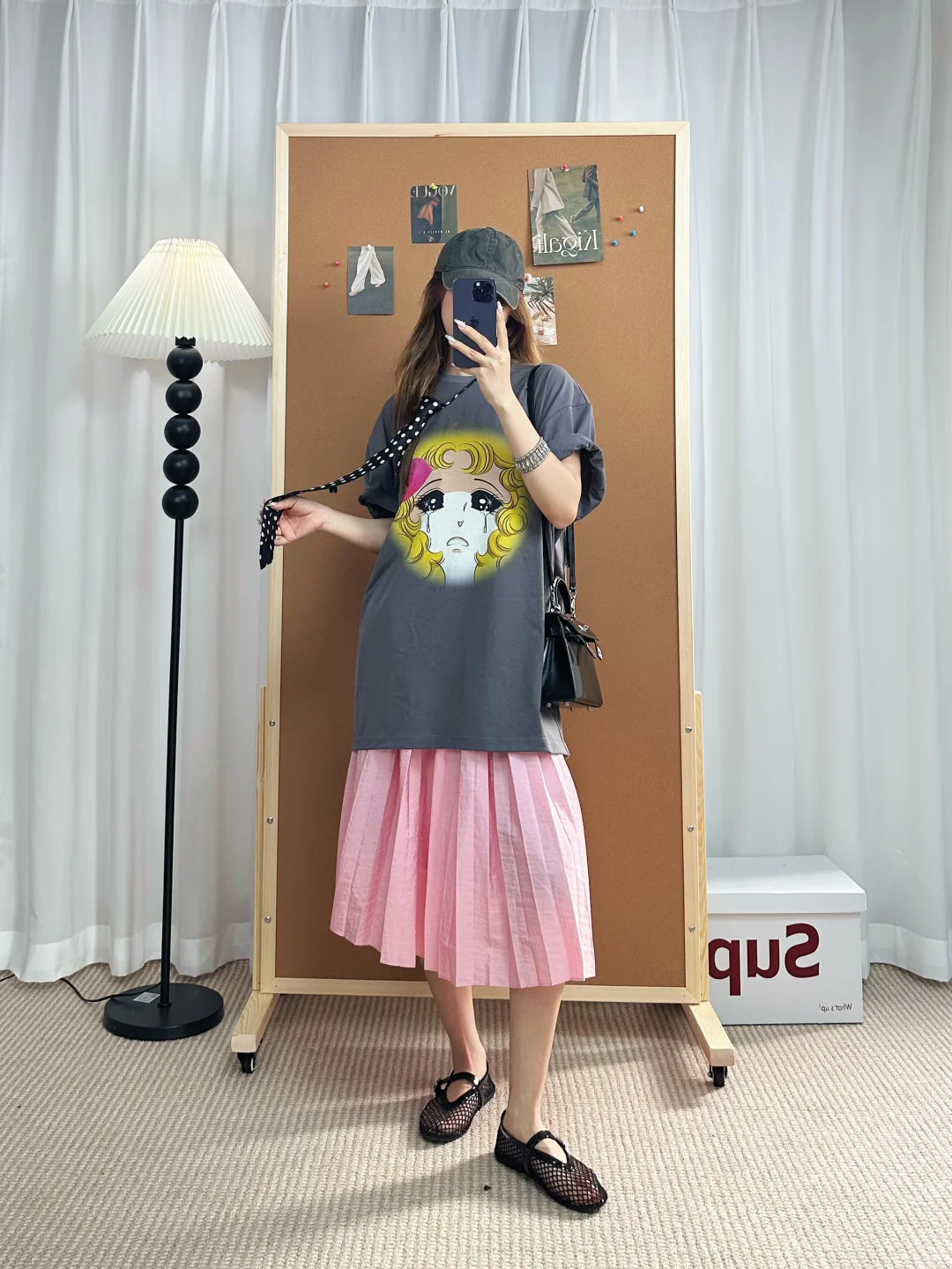 「三色T恤穿搭| 🌙甜酷哭泣美少女 夏日穿搭！