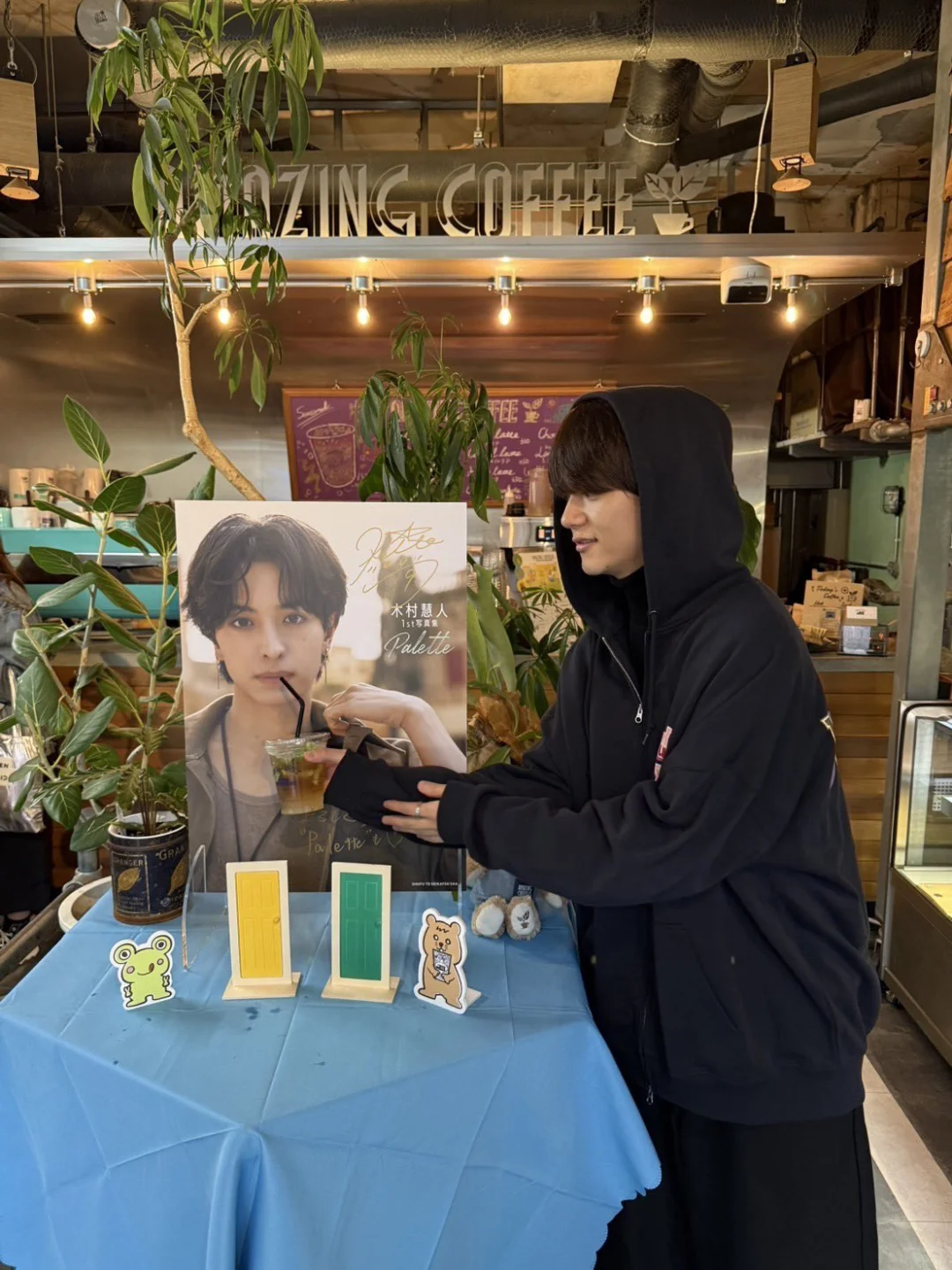 飒太来慧人的写真集联名探店
