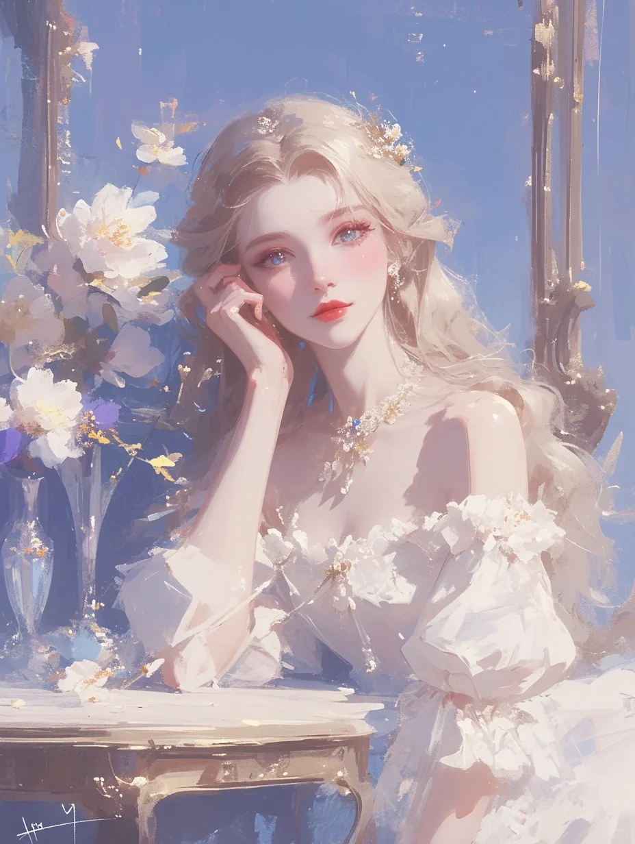 氛围感头像 | 人比花娇 芍药之美