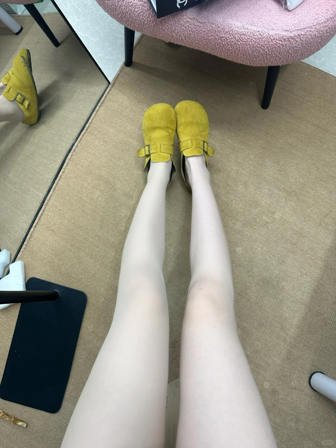 live实测丝袜 显白显瘦真好穿！