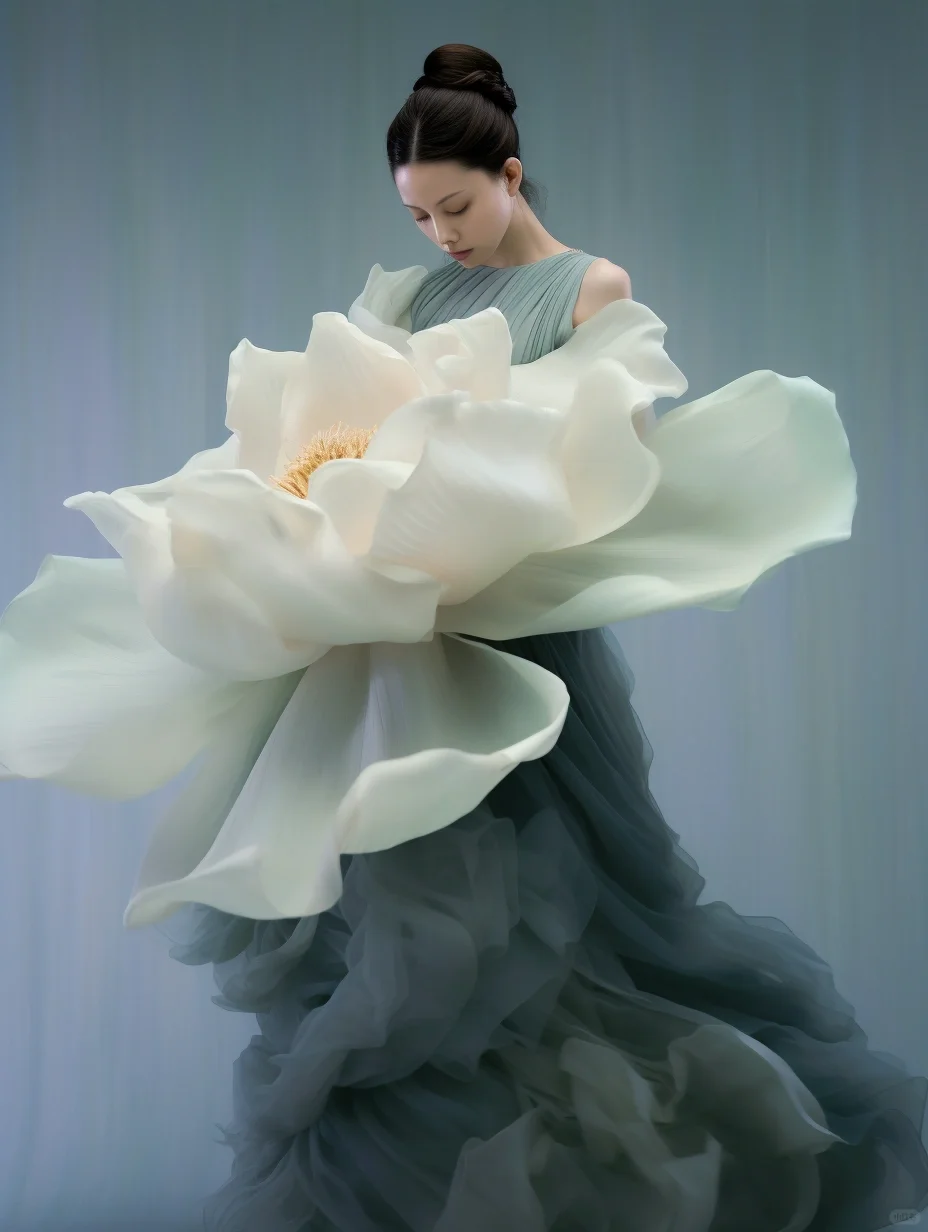 女人如花，娇美动人，她们像花朵一样绽放光