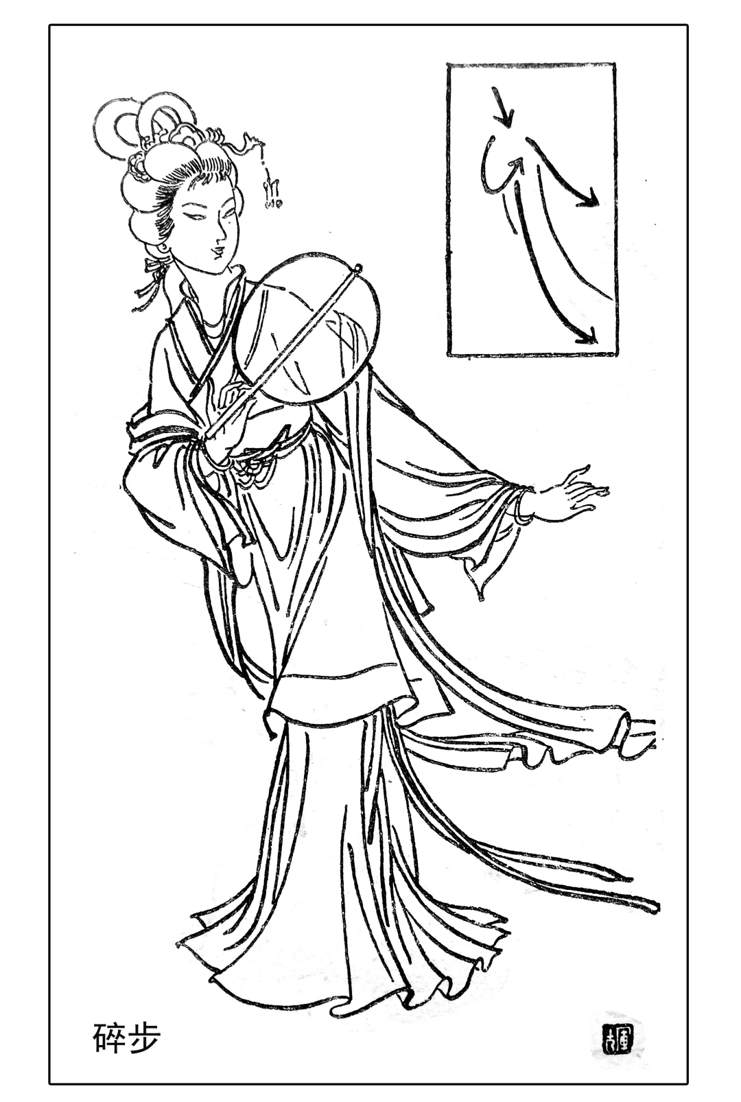 【稀缺资料】古代仕女动态造型参考