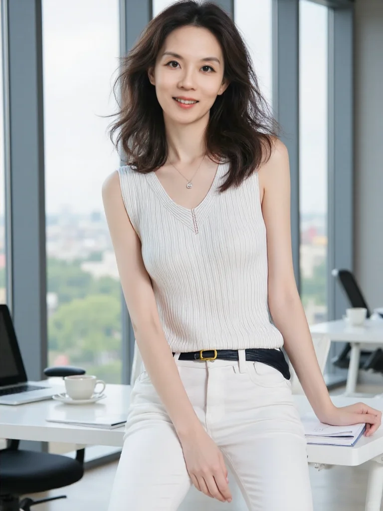 中年女人的优雅伴侣：这件背心让人年轻5岁
