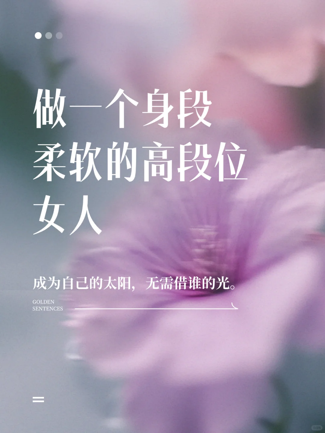 做一个身段柔软的高段位女人