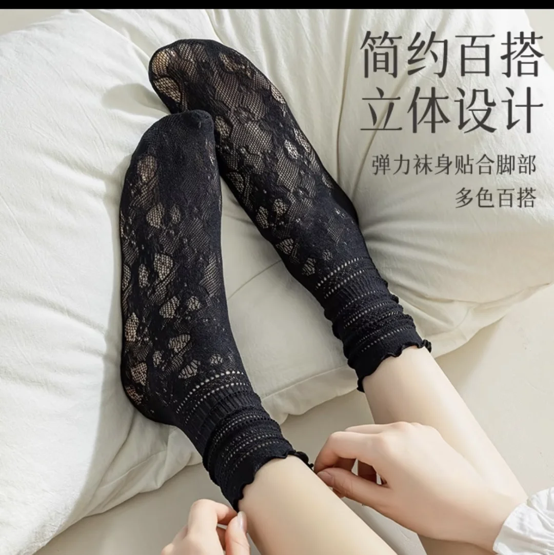 被问爆了❗ 蕾丝袜真的美晕谁懂啊