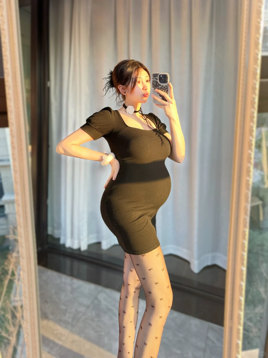 🖤 超爱蝴蝶结丝袜