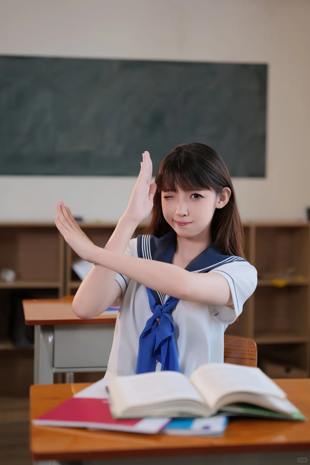 jk制服女孩来了～学院风穿搭