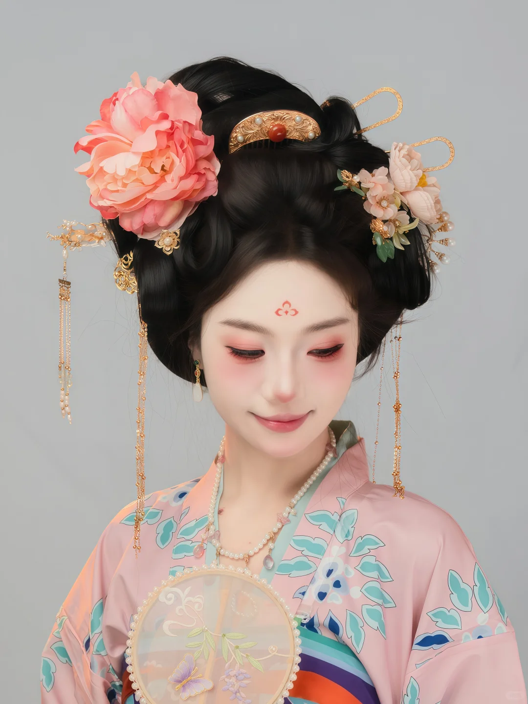 妥妥的古代美女呀！🌸🌸