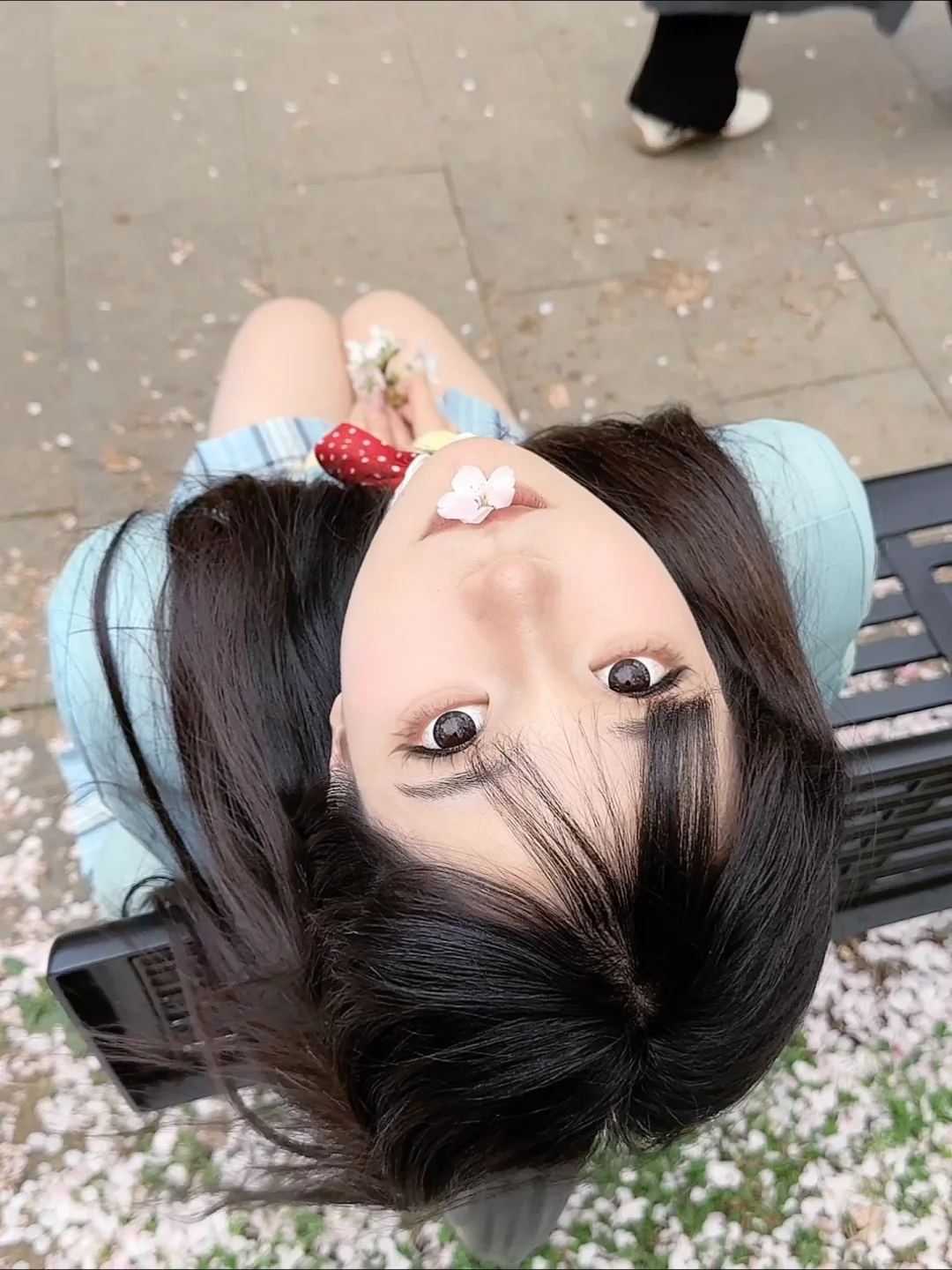 你的自拍比樱花更可爱🌸