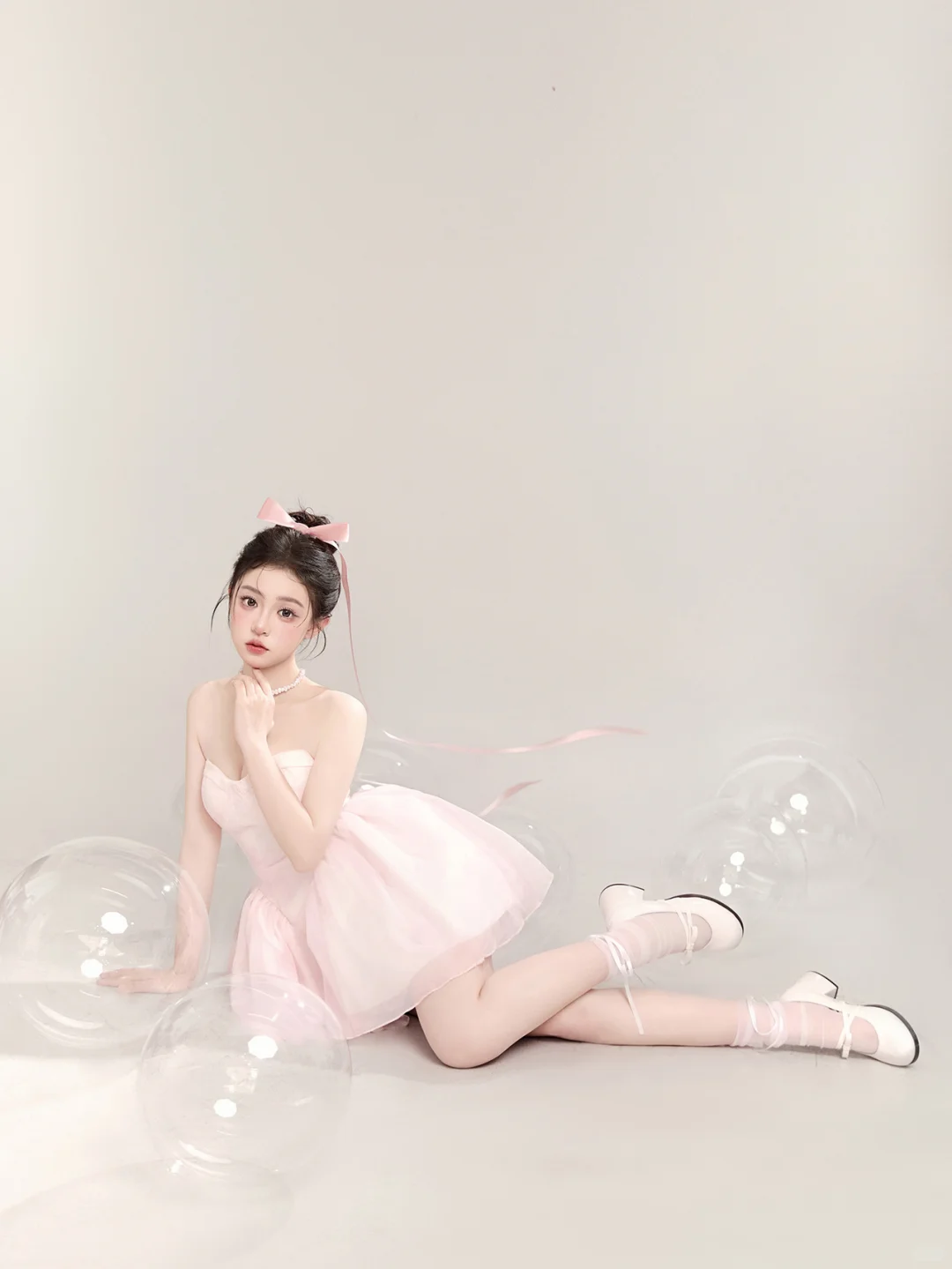粉粉的垂耳兔吖～🎀少女写真