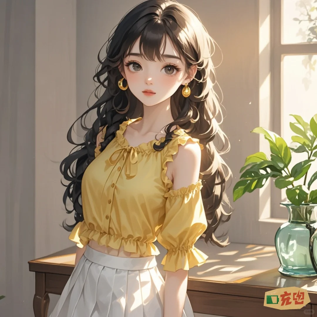 小说推文素材，美女动漫头像