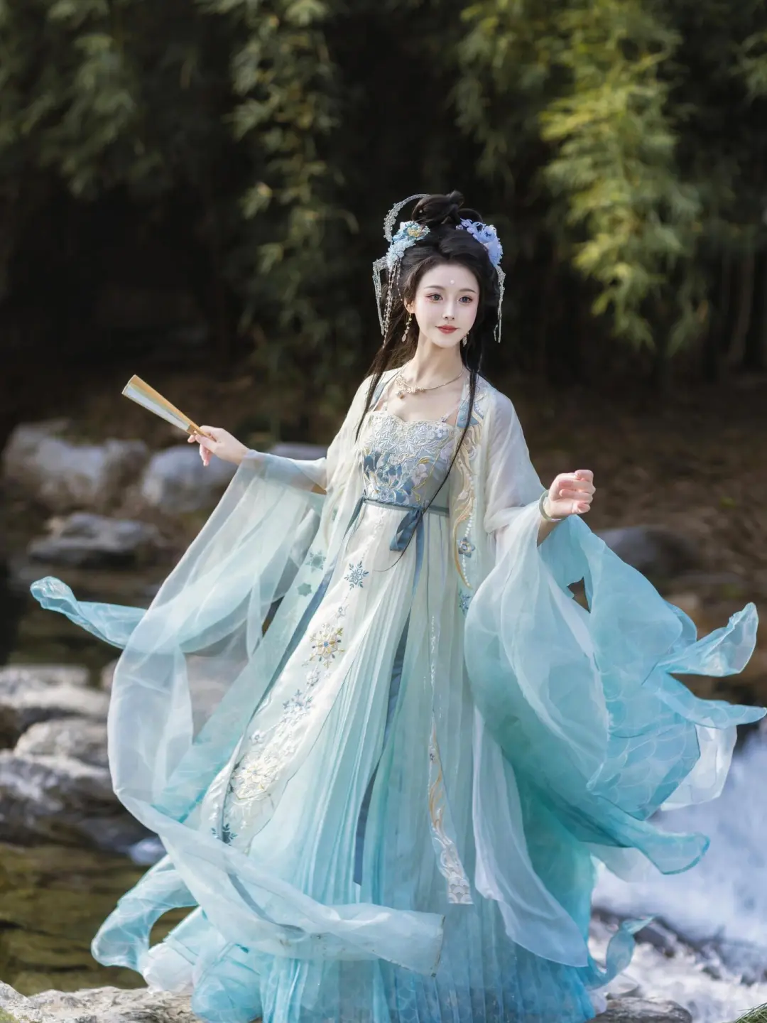 💙💙蓝色汉服 | 梦幻与诗意的交织💙💙