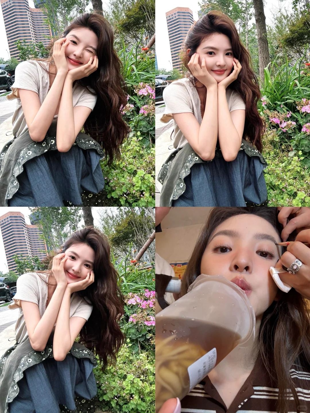 章若楠暴风更新私服，妥妥的青春女大！！