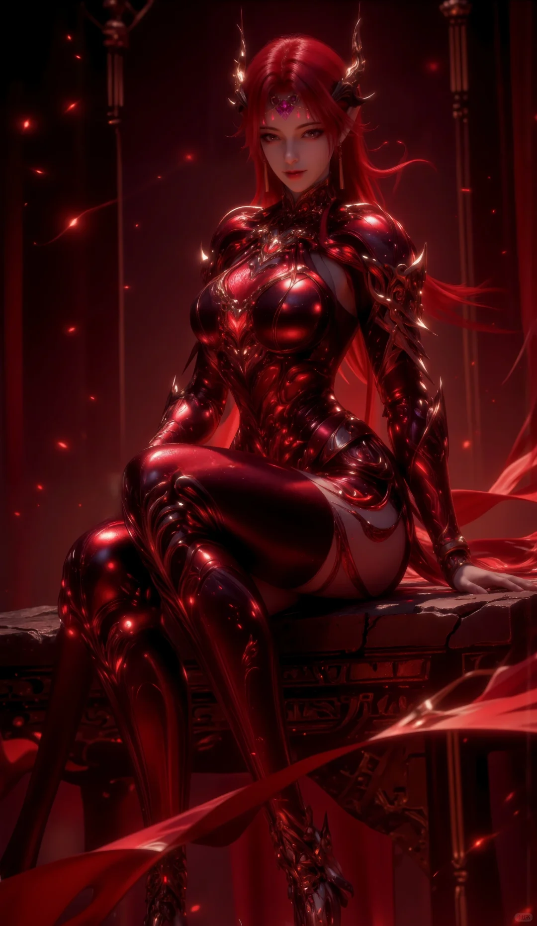 国漫女神《百炼成神》妖夜