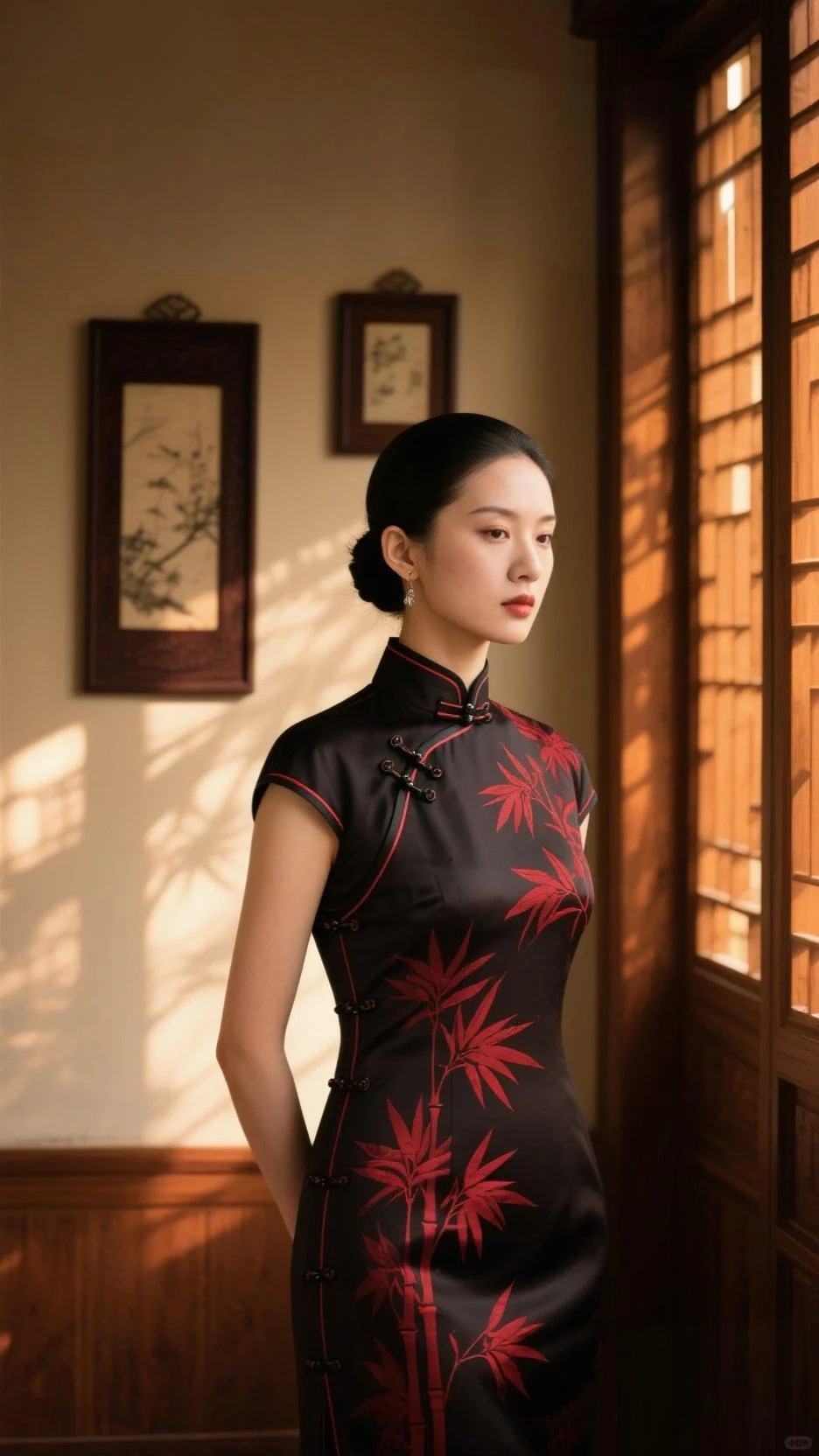 旗袍，藏不住你的美！