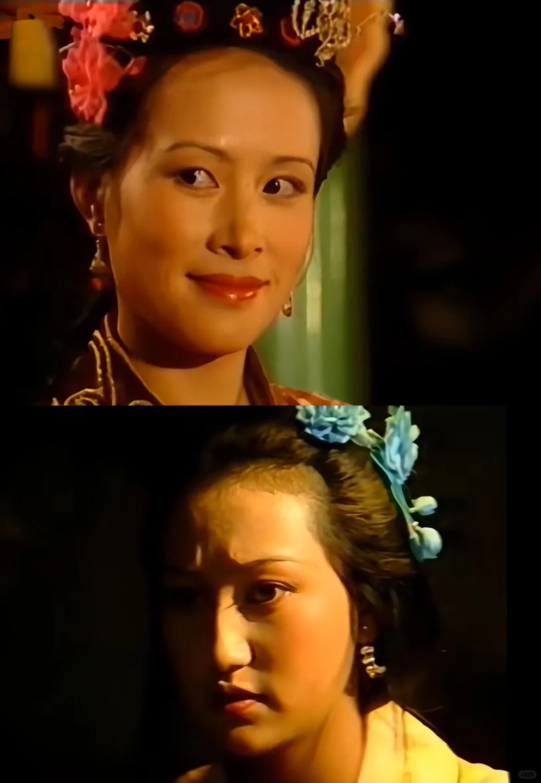 很多老剧是丫鬟很美，小姐更美❗❤️造型也美