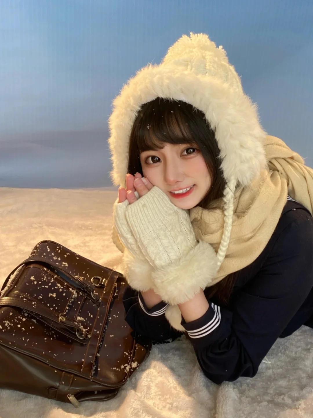 圣诞节/雪地jk写真手机花絮