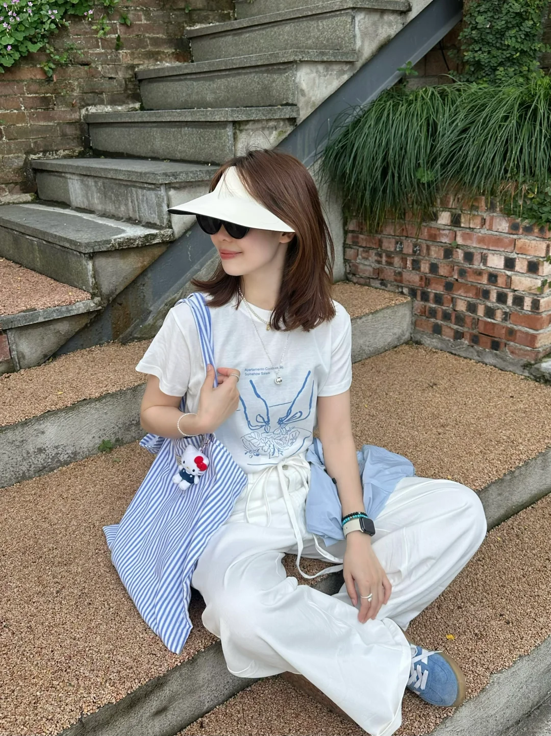 162cm 52kg｜简单清爽的初夏穿搭🫐