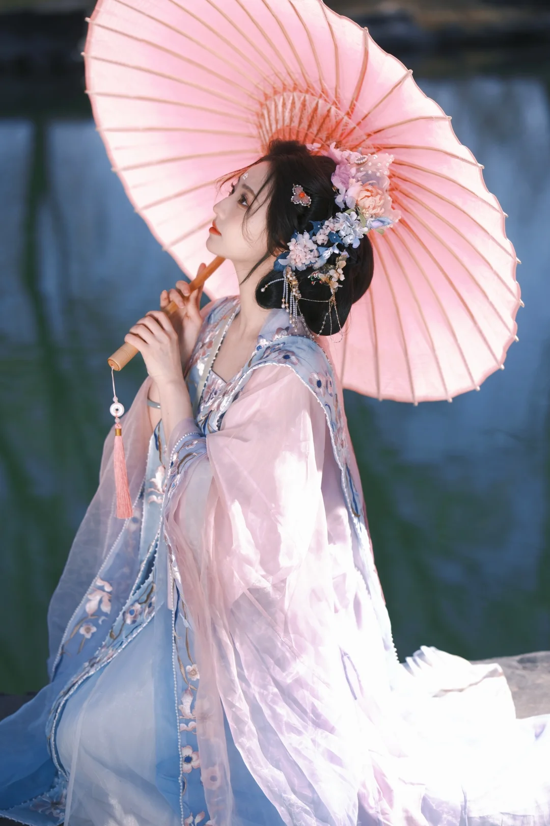 明星摄影师给我拍的宋制簪花