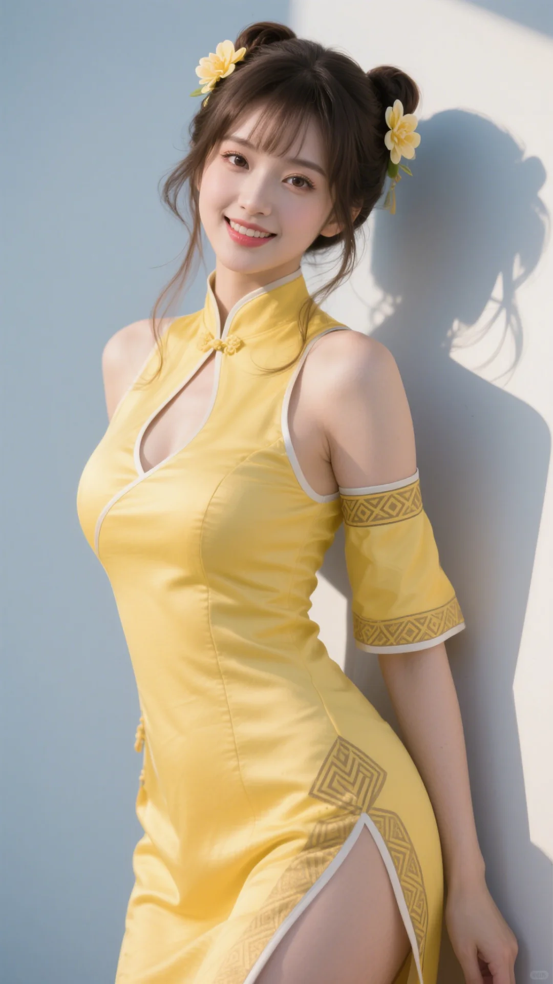 明媚娇俏，充满阳光活力的复古女孩