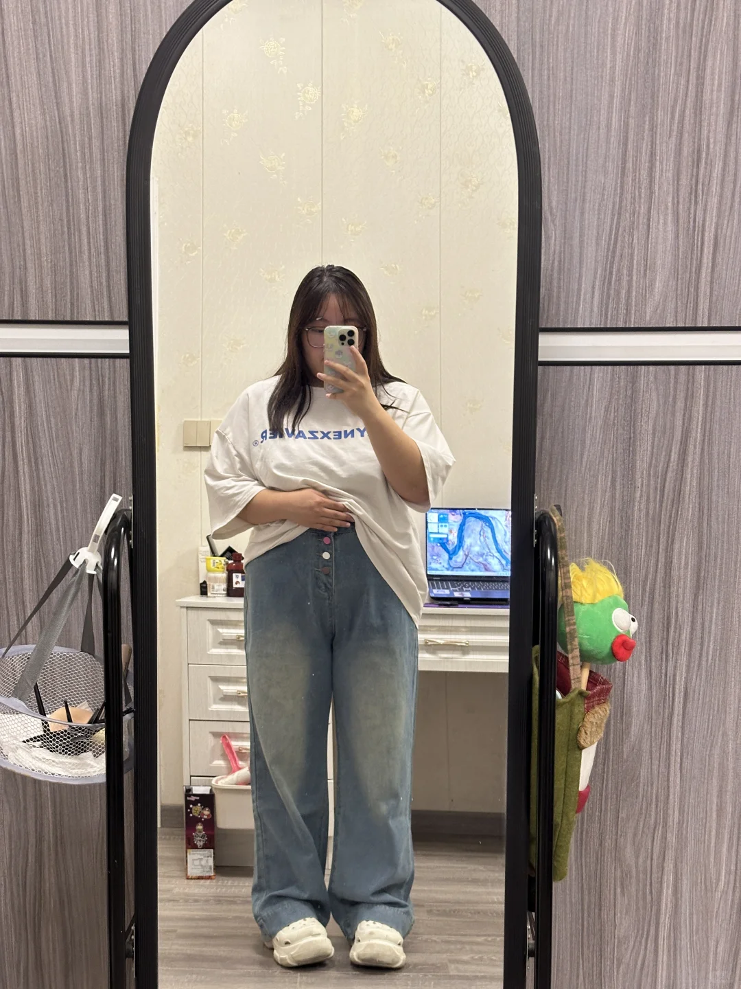 158cm170斤 休闲穿搭
