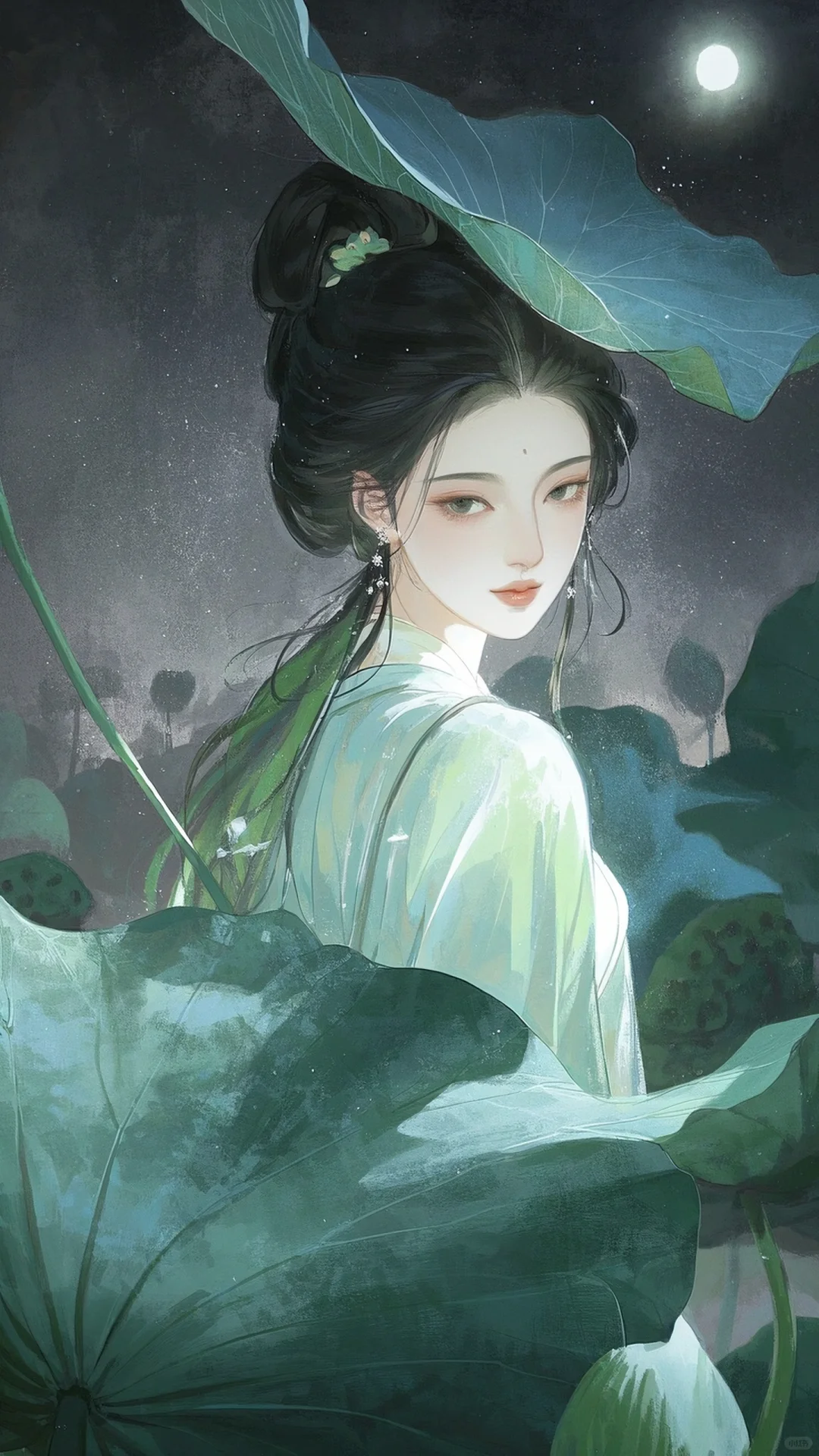 荷花少女