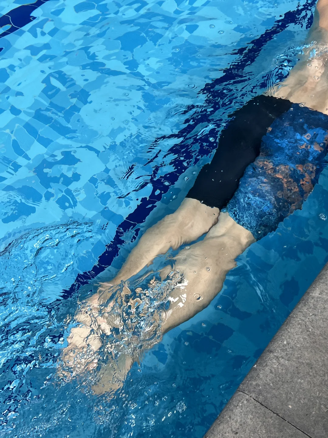 福田下梅林学游泳🏊‍♀️ 女教，水质A