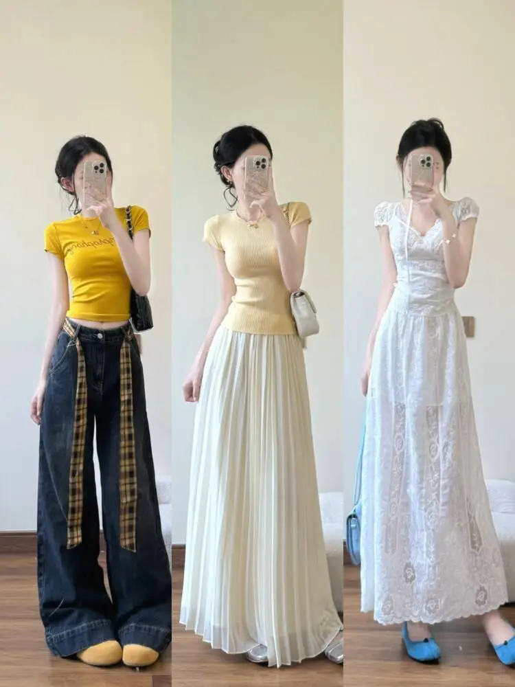 1⃣️2⃣️套｜夏日穿搭 ootd｜早八不费力穿搭～