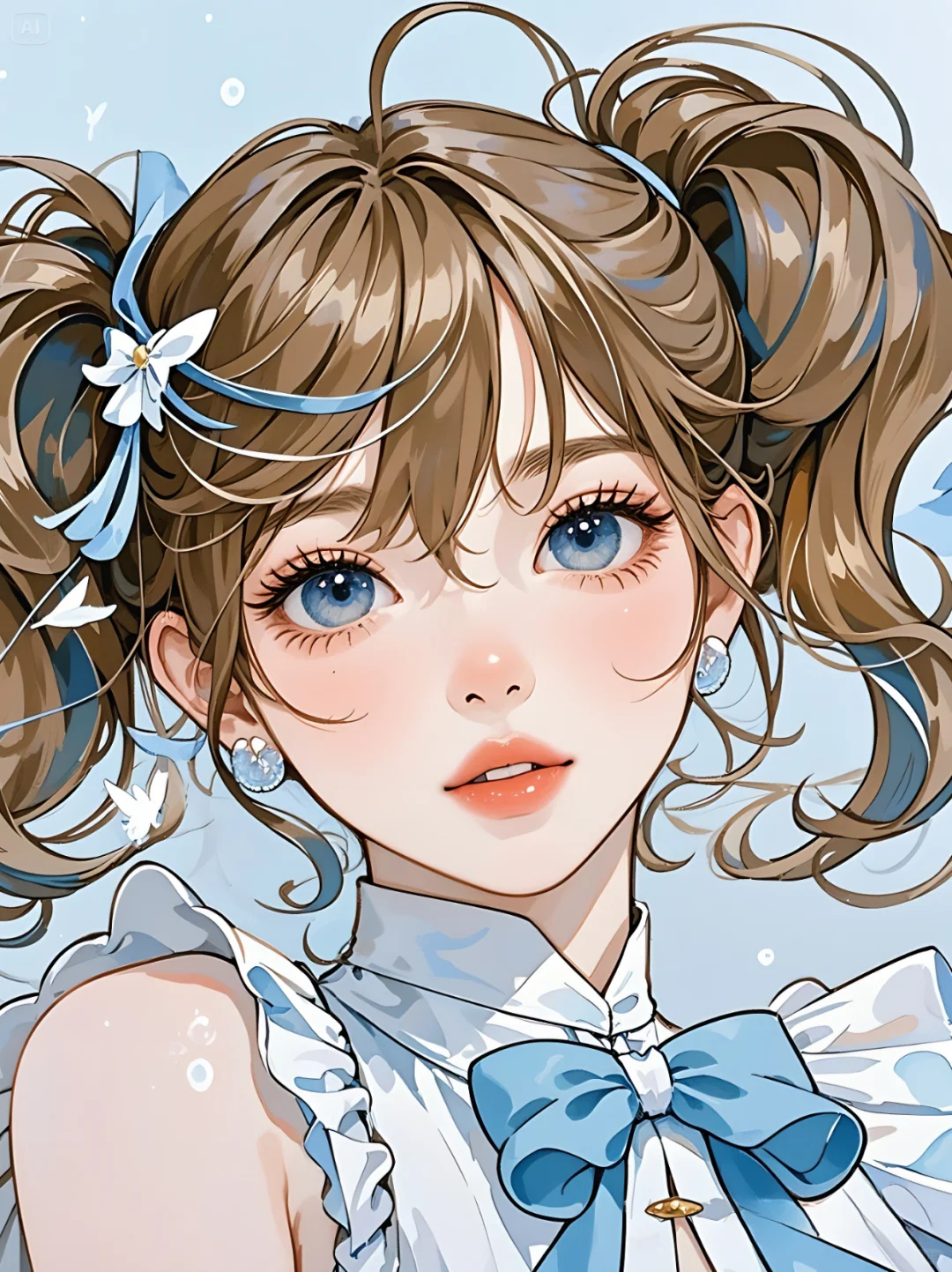 Midjourney | 唯美女生头像