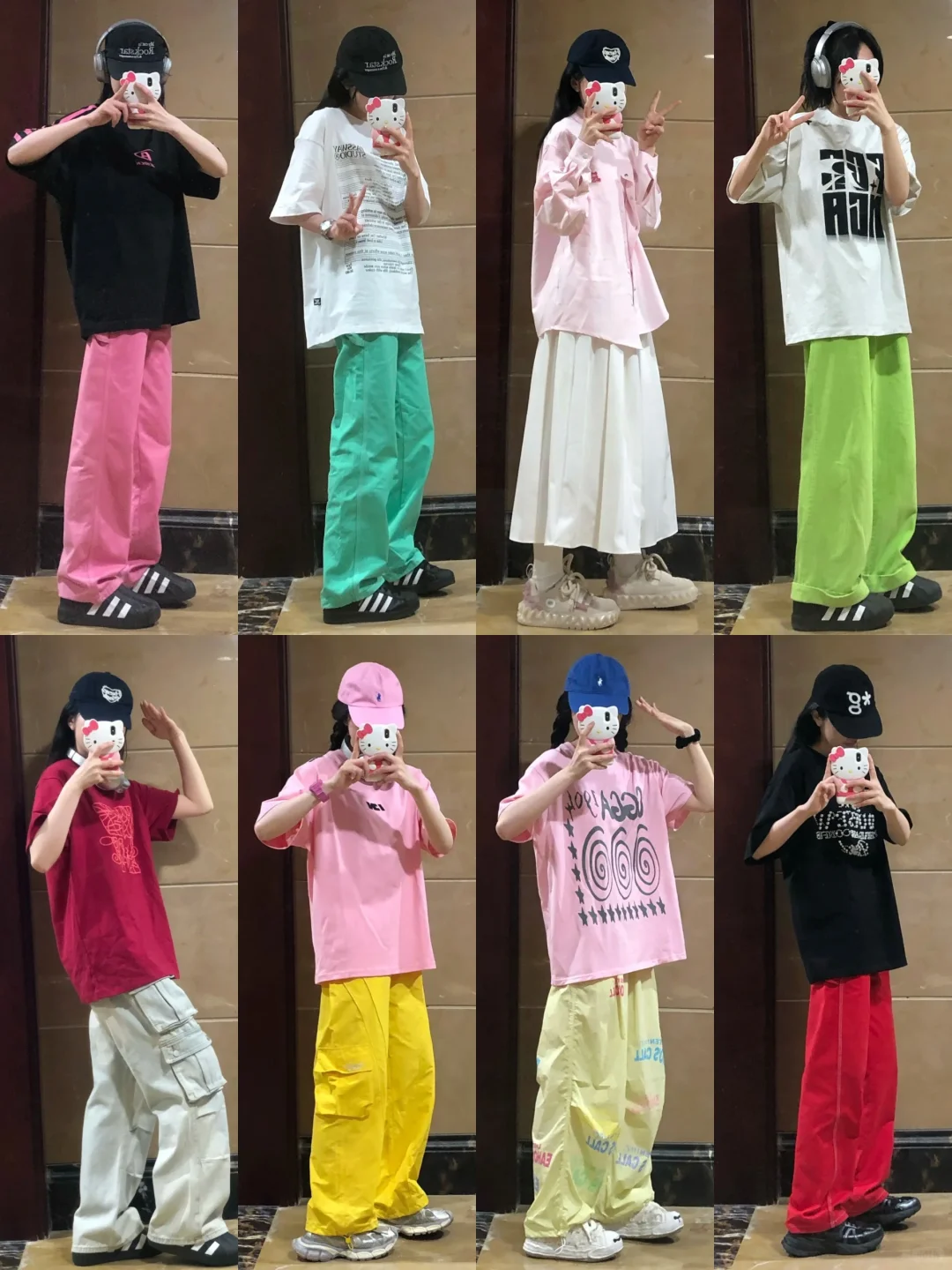 好喜欢这种简单舒服的穿搭！