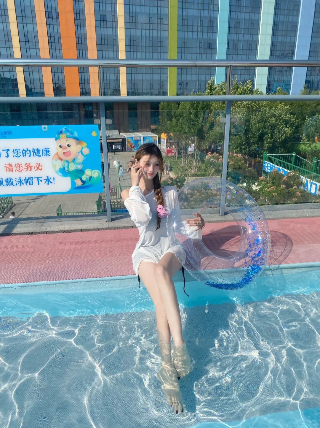 水上乐园这样拍有氛围