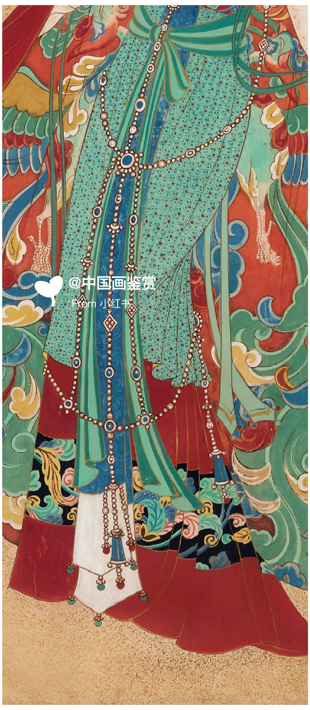 每日一画 张大千 红拂女
