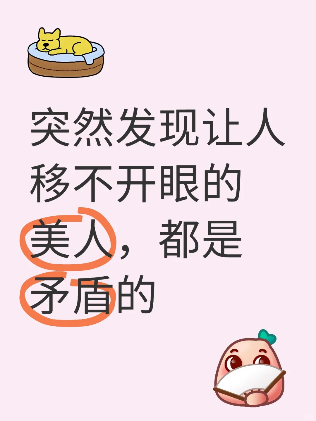 矛盾感美人