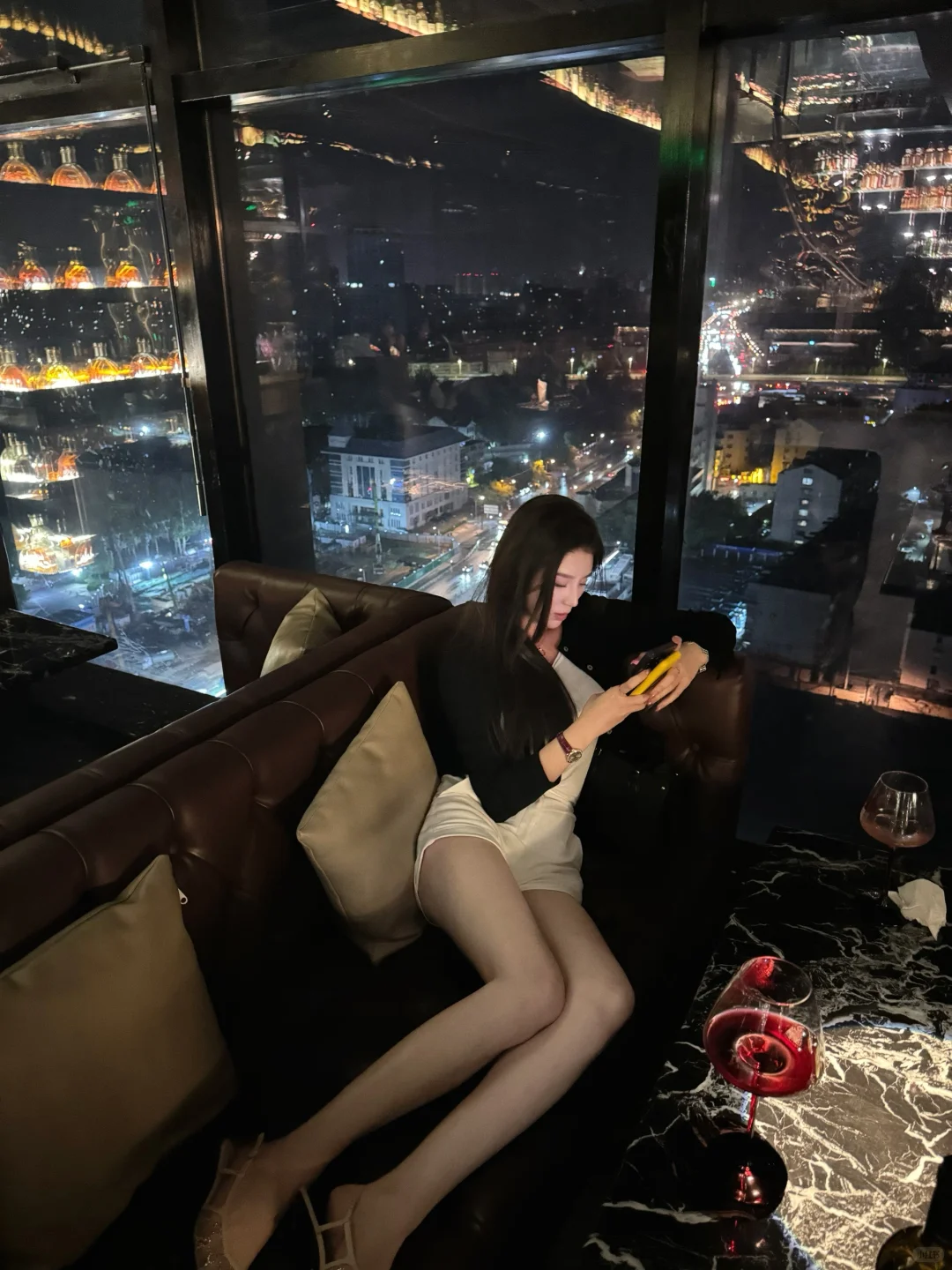女生朋友拍的腿腿还原真实比例