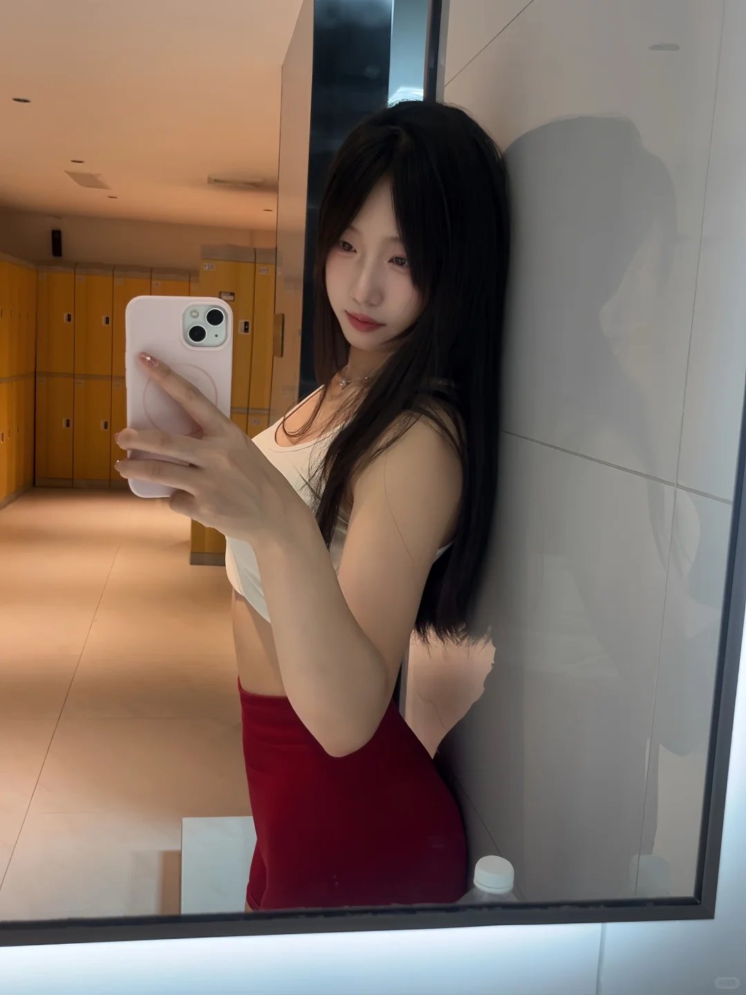红色瑜伽裤好权威好魅！！！