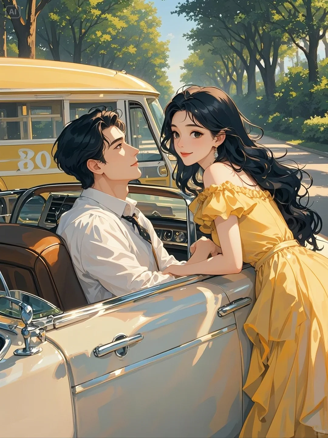 可商用素材 | 香车美人