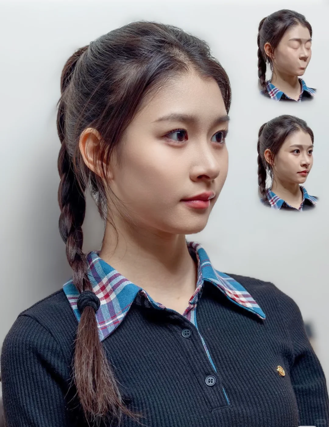 女青年头像照片素材