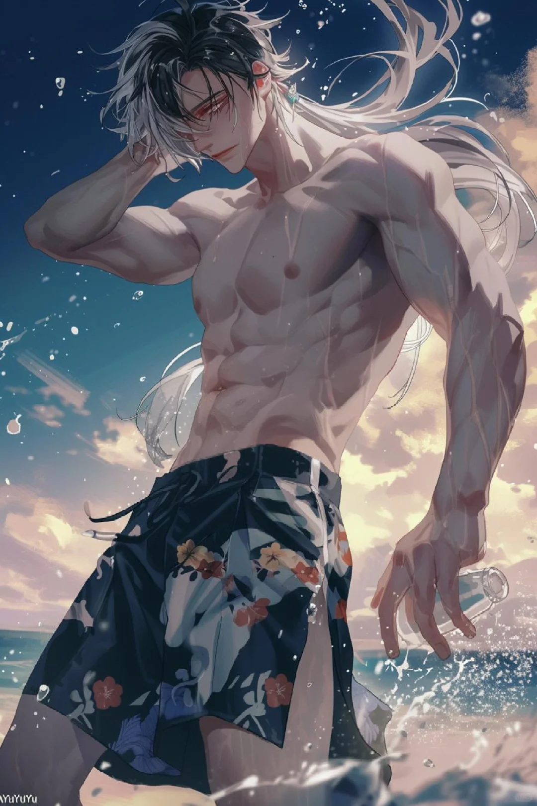 ☁🌊🏄🏻‍♂️🐱🍺