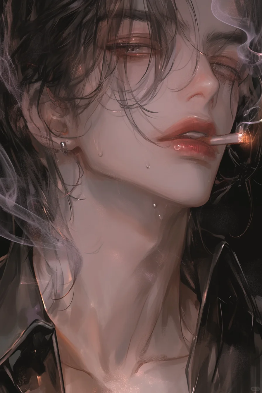 “别盯着我的烟灰看，小姐———。”