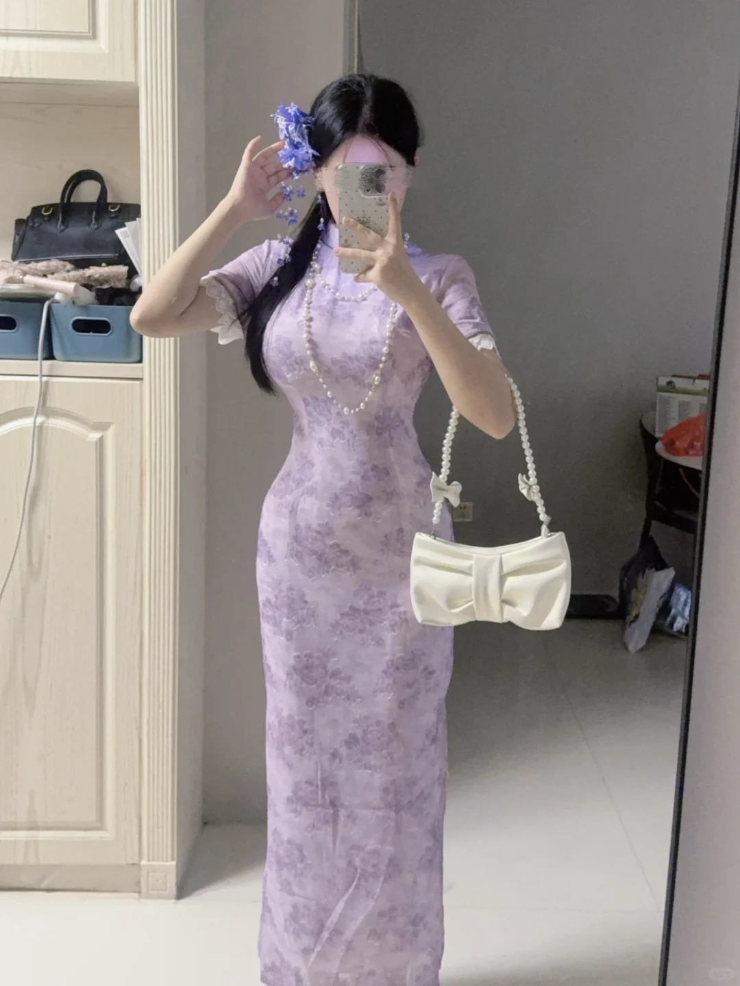 我身材这么好，不穿旗袍可惜了！！