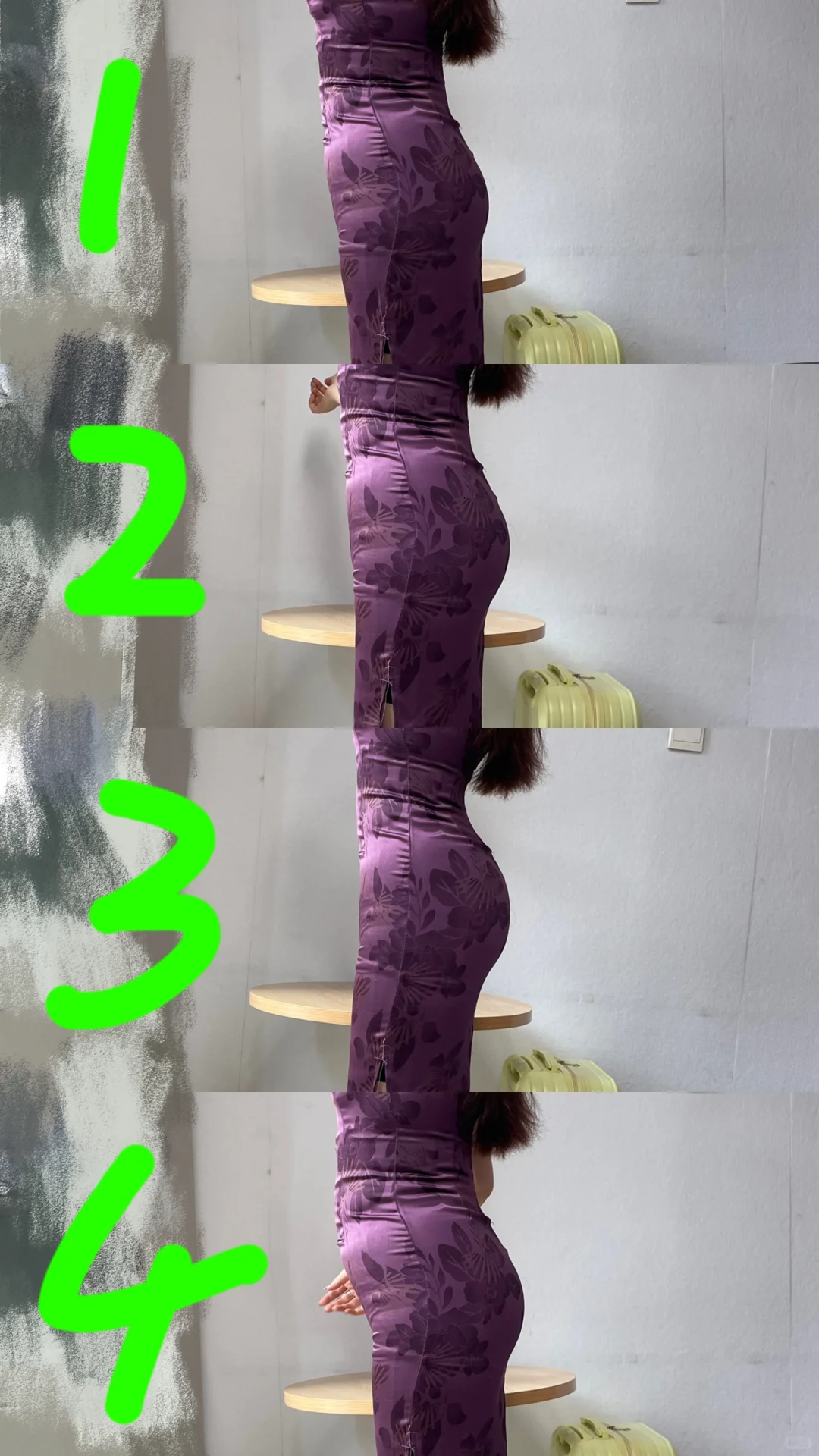 女大毕业第一次尝试旗袍，哪条没有妈味？