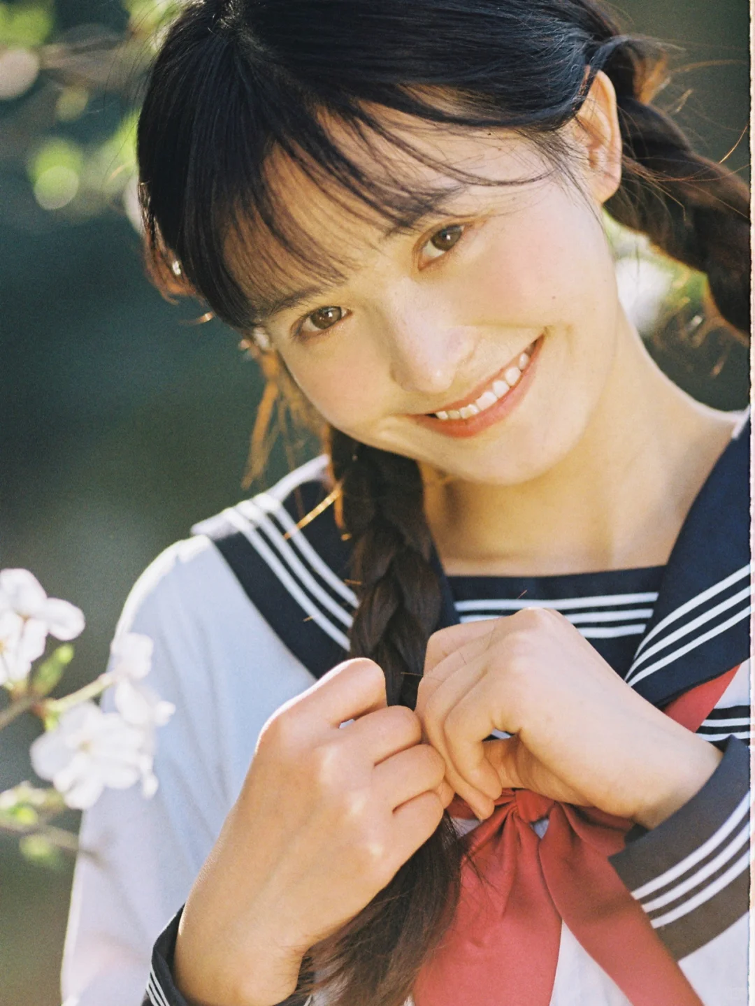 樱花下の约定|日系jk制服胶片写真分享