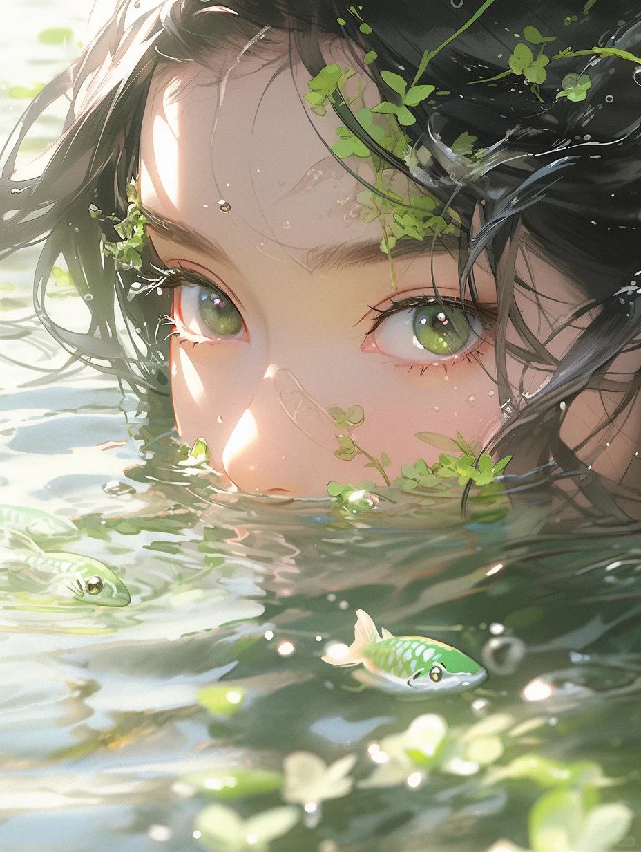 AIGC 水下美人 绿野仙踪