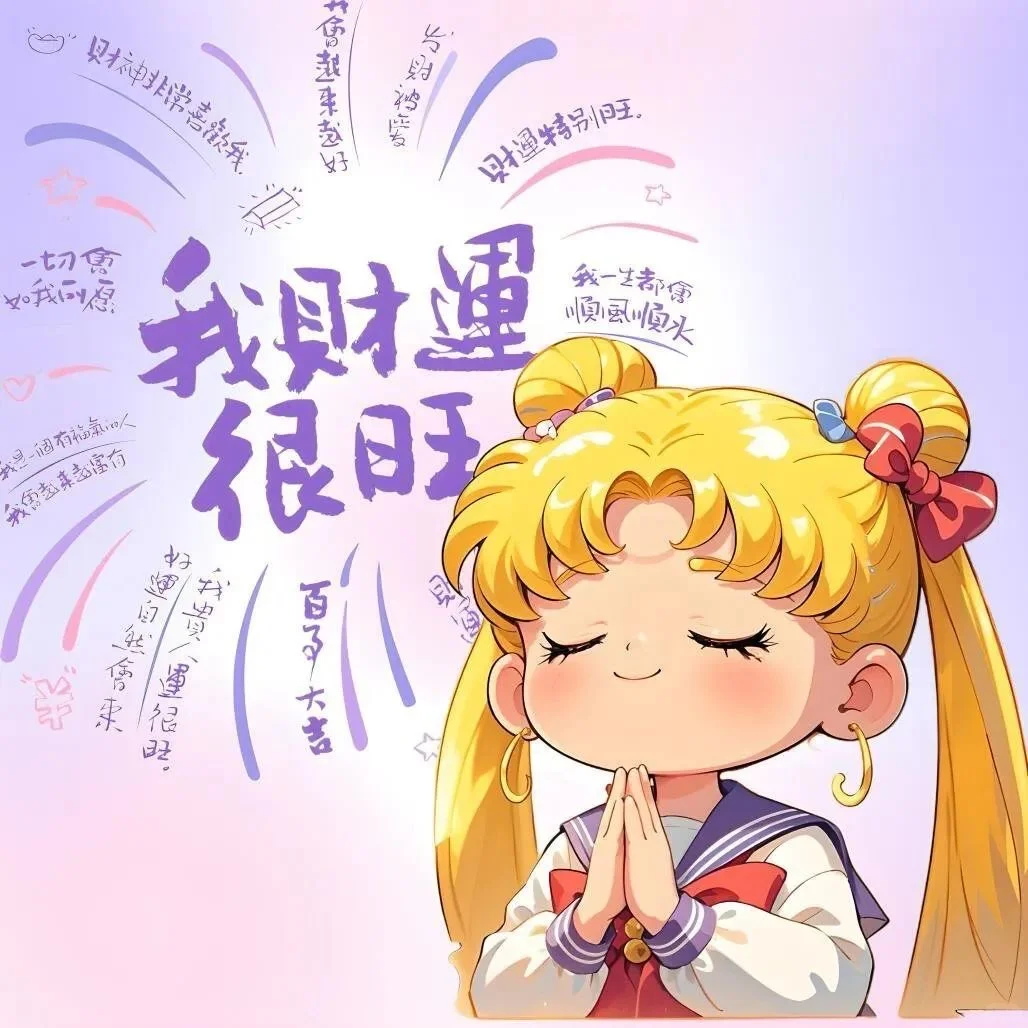 美少女好运头像来喽～