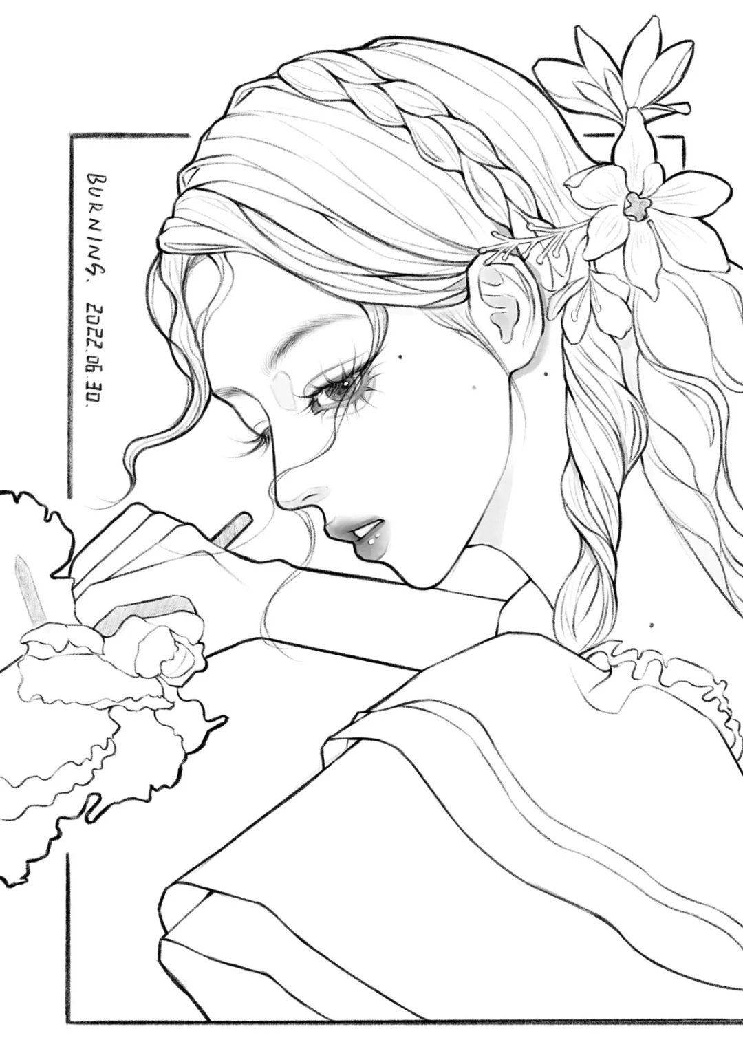 今日份线稿素材～