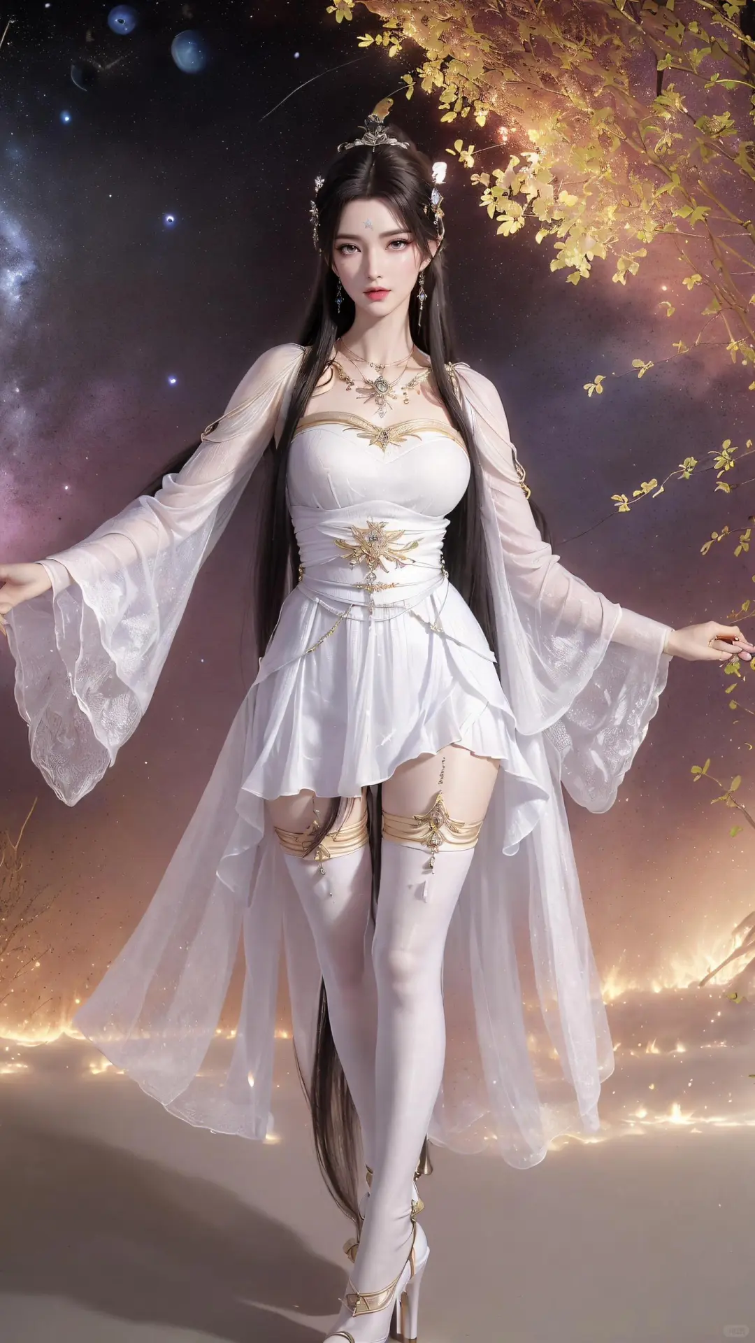 完美世界月婵仙子美腿