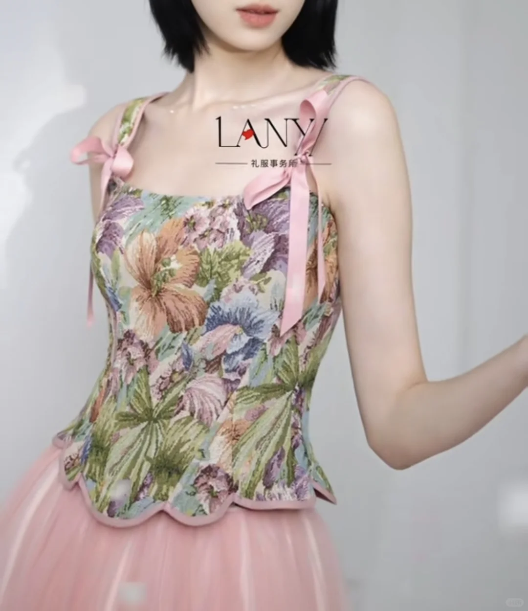 lanyi莫奈花园胸衣
