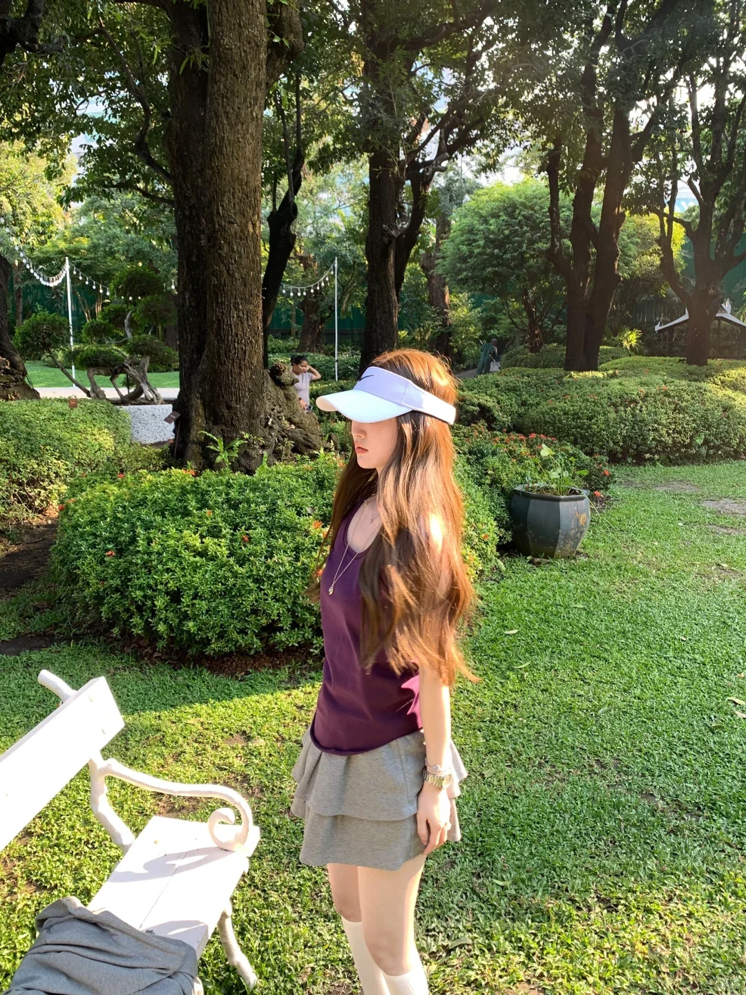 公园20分钟效应：美女逛公园的独特体验