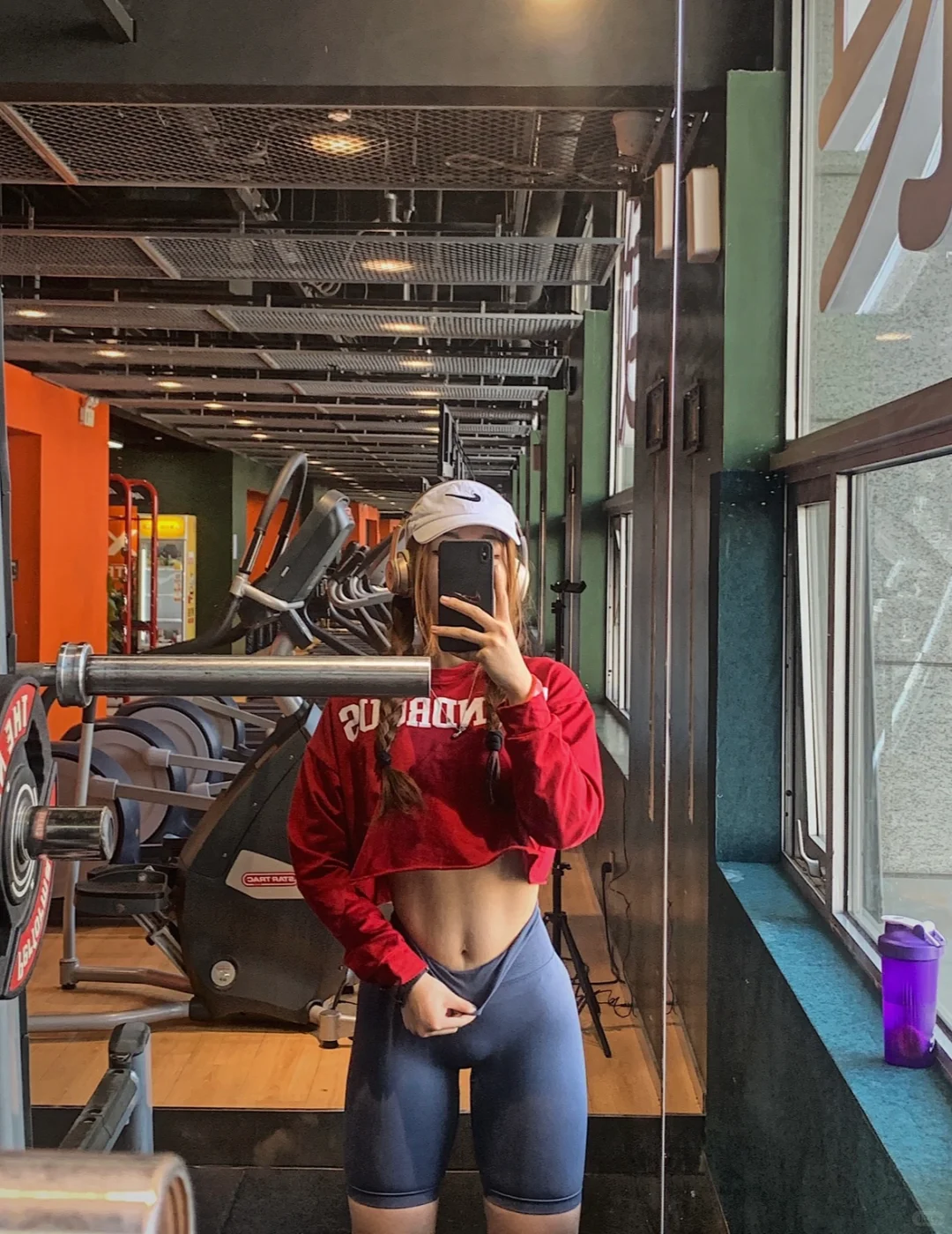 哦😲健身女是这么凹造型的